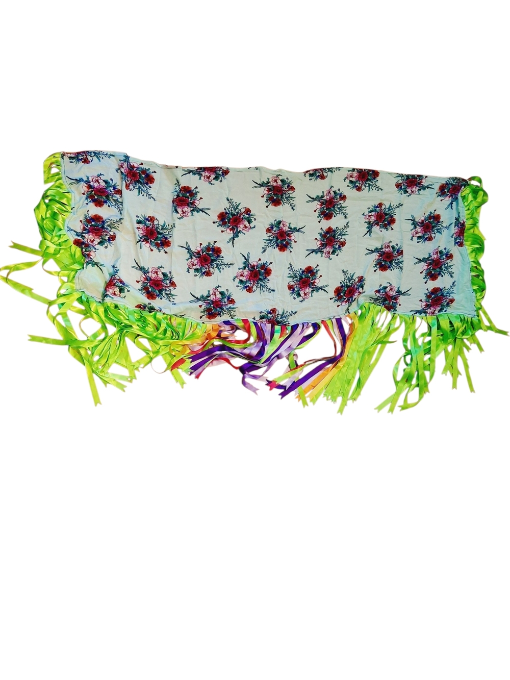 Girls Aboriginal Dress With Ribbon Shawl 4592 - Picture 4 of 5